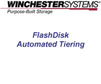 How to video showing the creation of multi-level tiered storage in FlashDisk RAID Disk Arrays using a variety of HDDs and SSDs for maximum price/performance value.